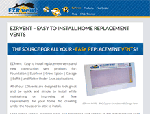 Tablet Screenshot of ezrvent.com